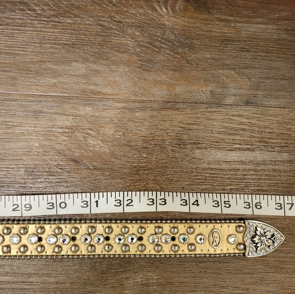 Christine Alexander Western Bling Belt Size Medium - Picture 8 of 9